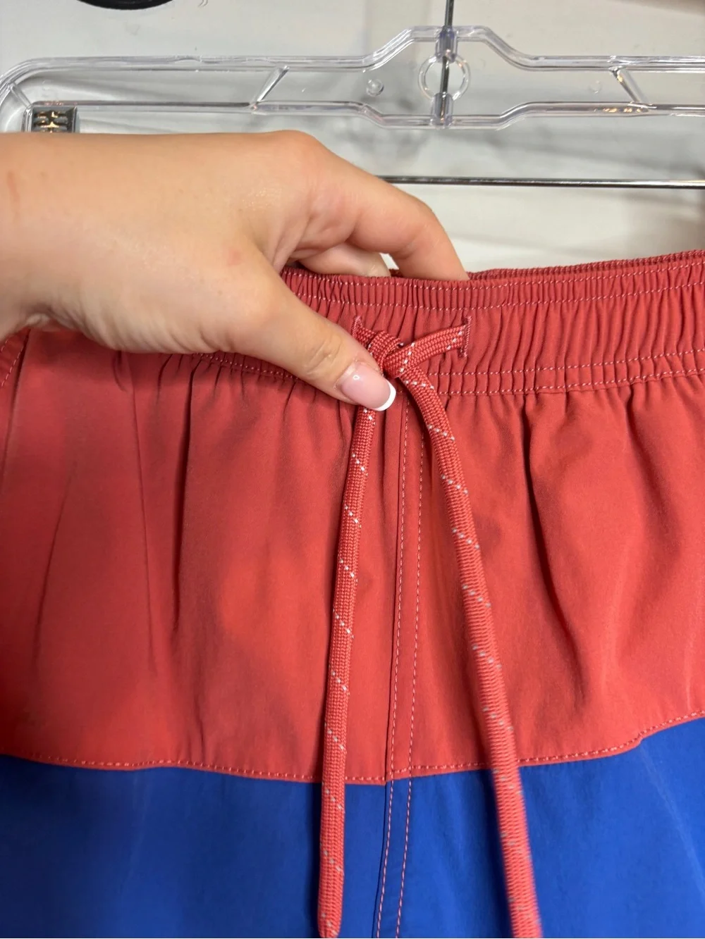 Fair Harbor The Bungalow Trunk Size S Nautical Red Colorblock